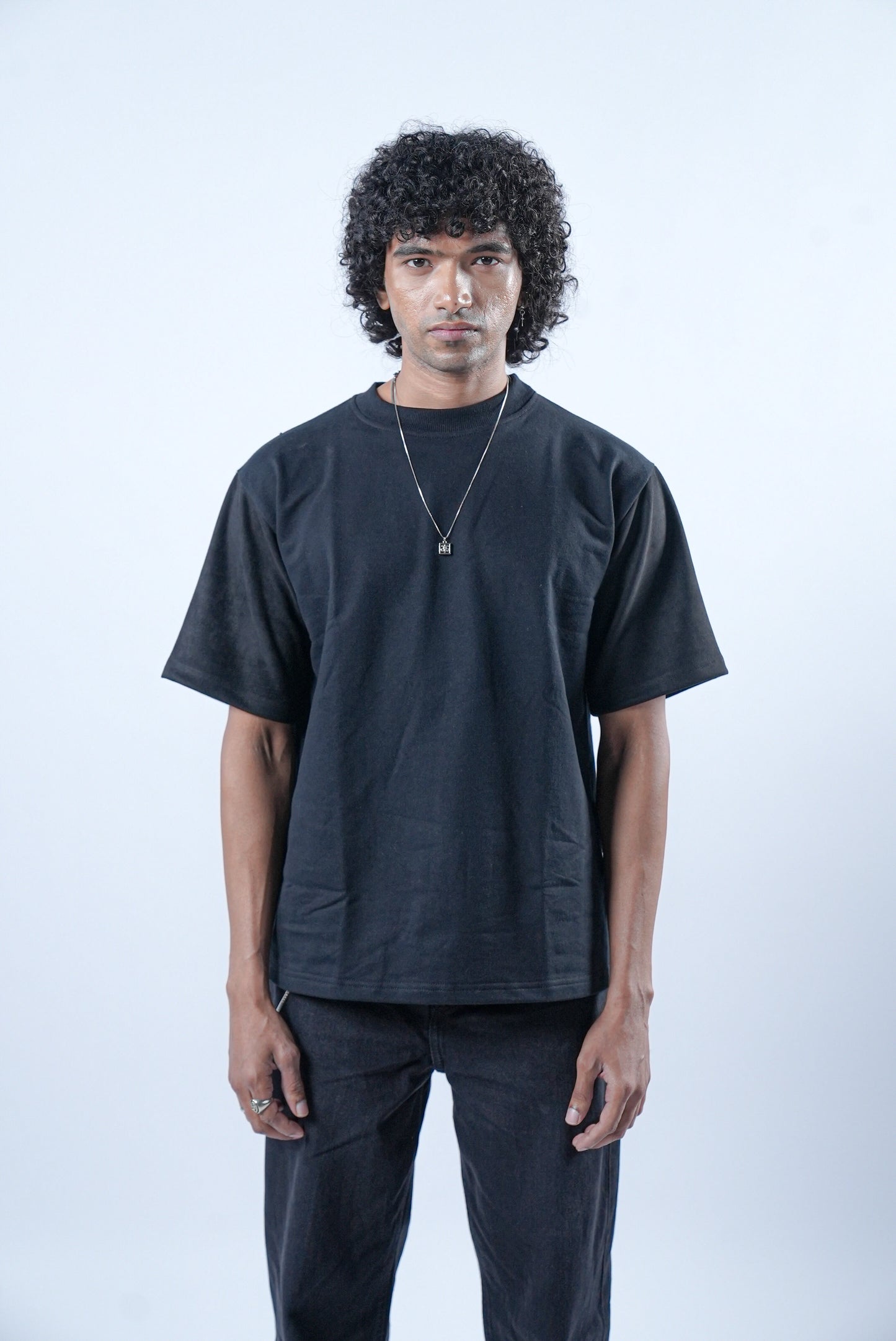 SUEDE SLEEVES TEE