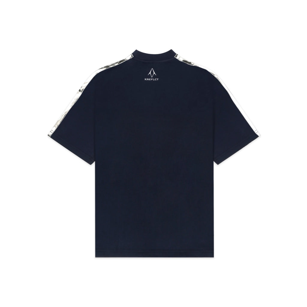 SILVER LINING TEE - NAVY BLUE