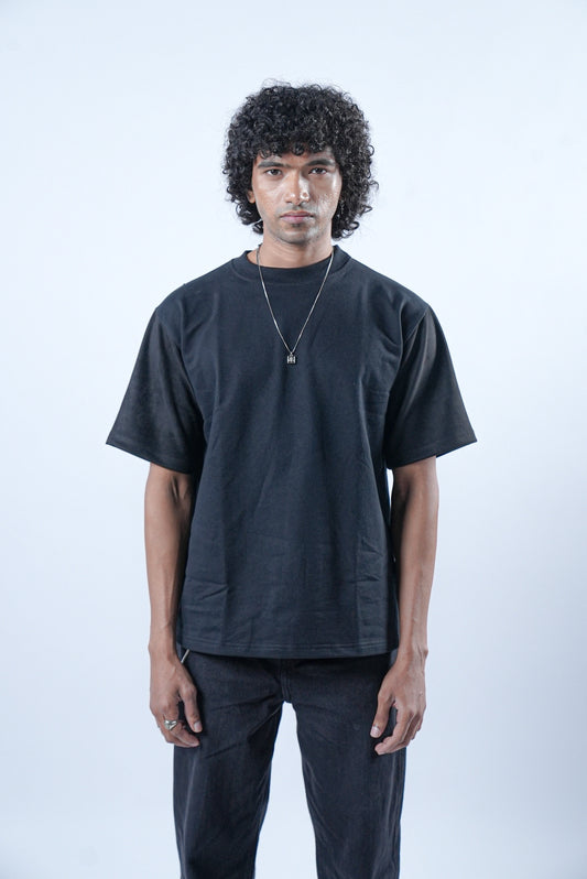 SUEDE SLEEVES TEE