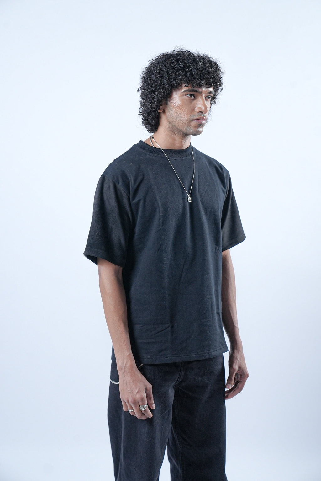 SUEDE SLEEVES TEE