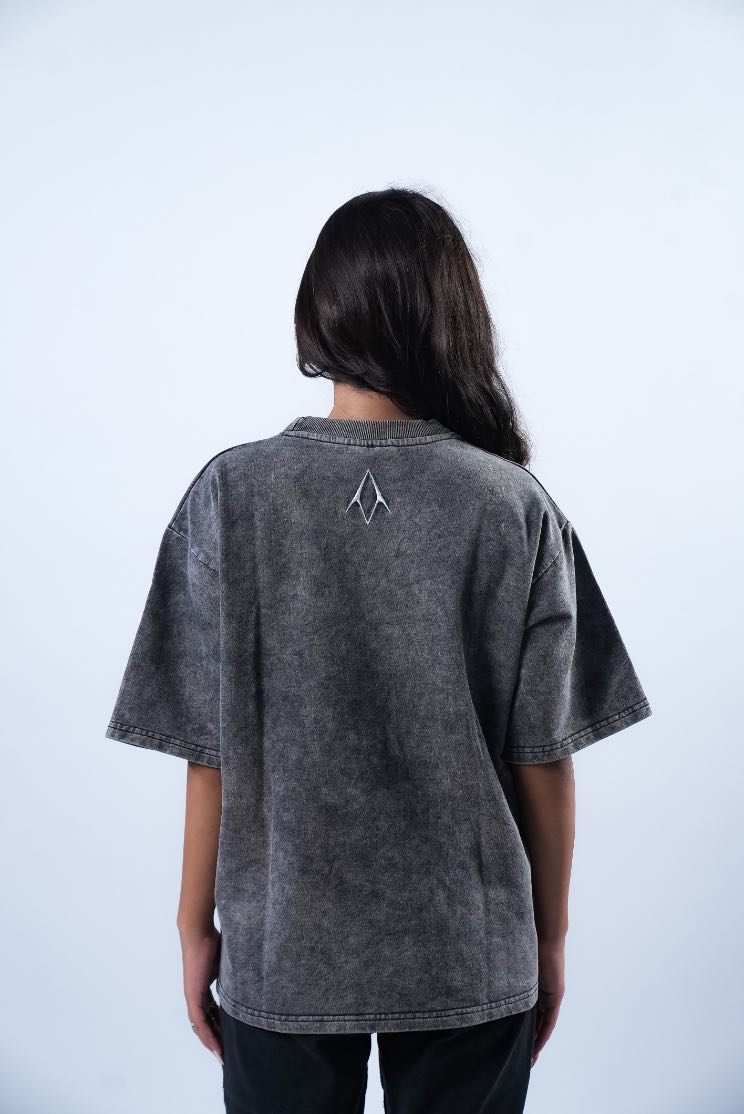 WASHED TEE - BLACK