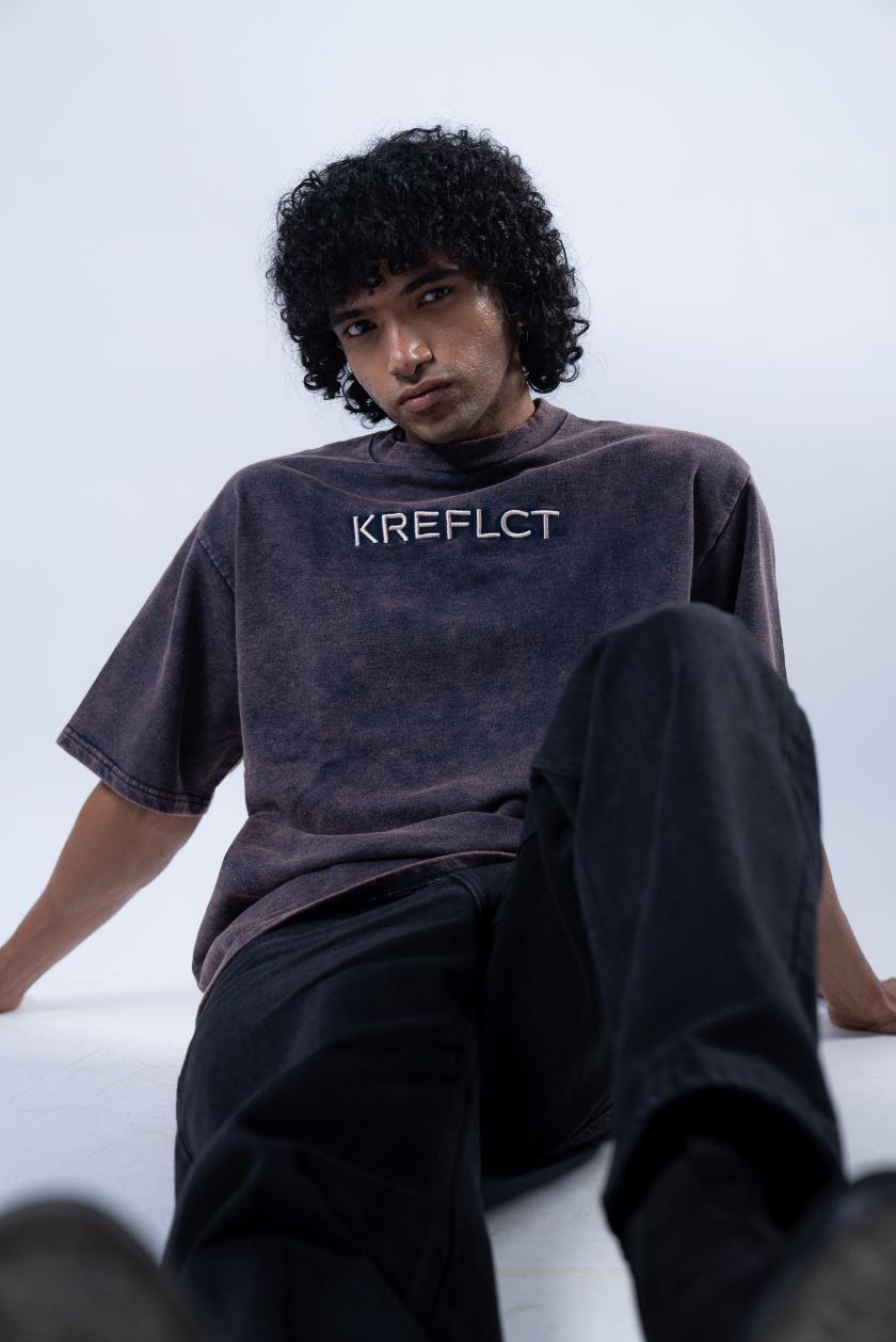 WASHED TEE - NAVY BLUE