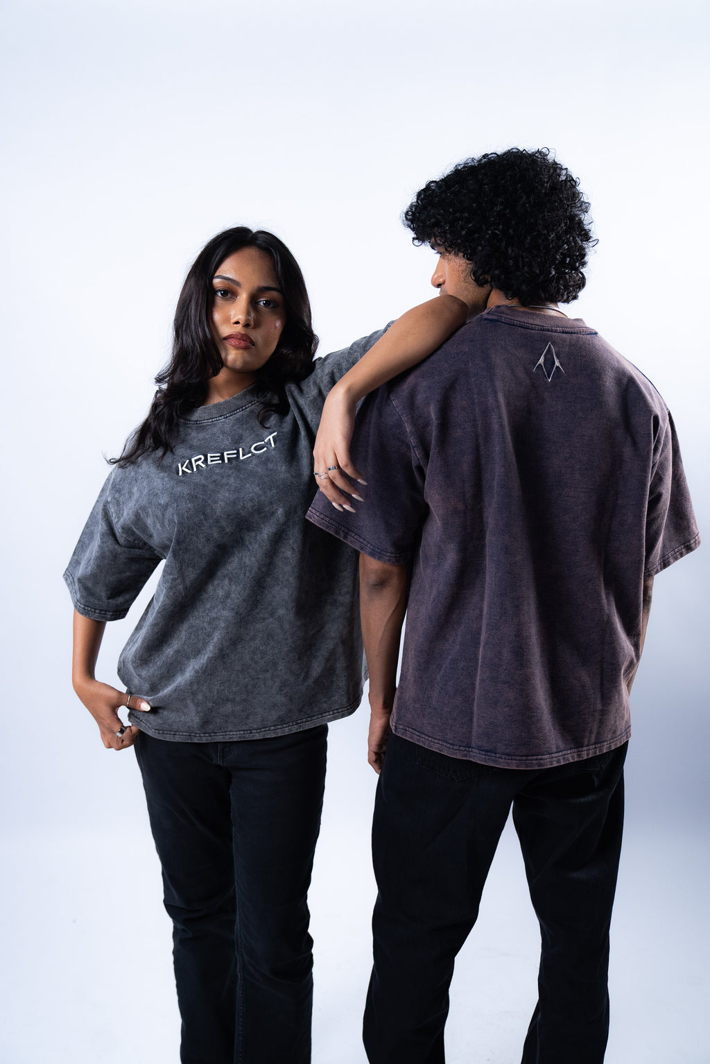 Washed Tee - Black - Kreflct