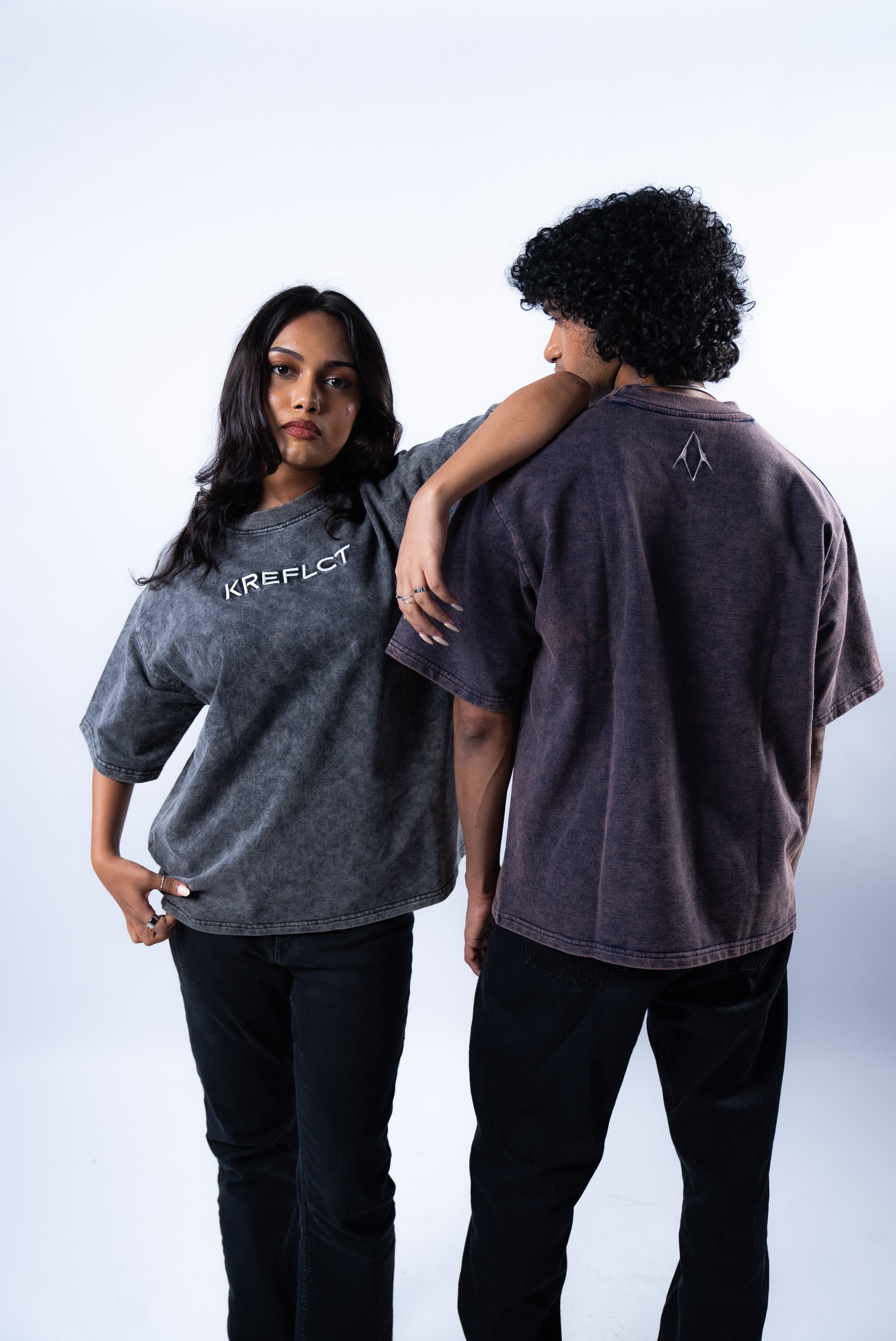 Washed Tee - Black - Kreflct