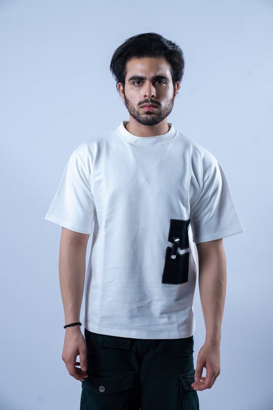 Pocket? Tee Black & White