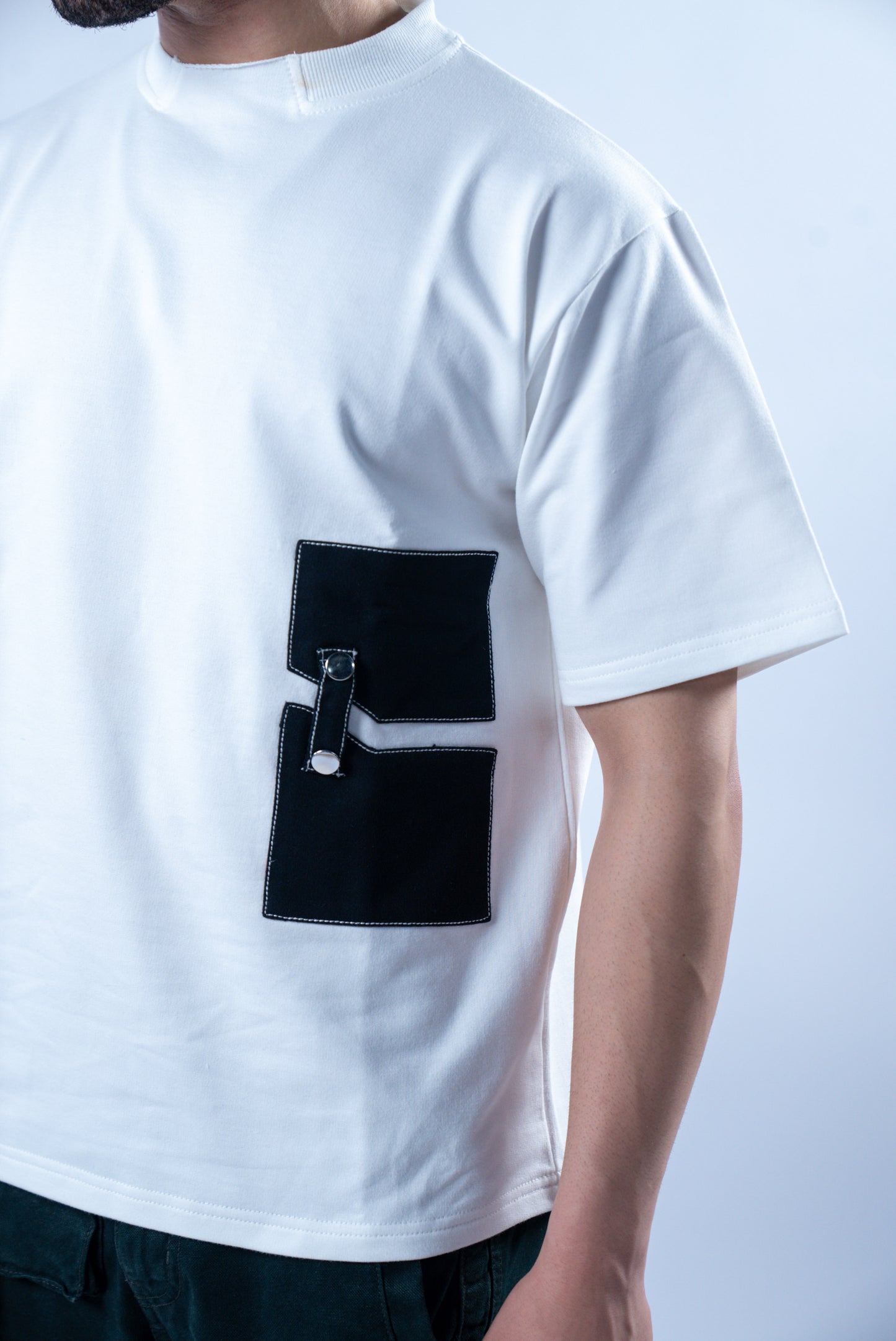 Pocket? Tee Black & White