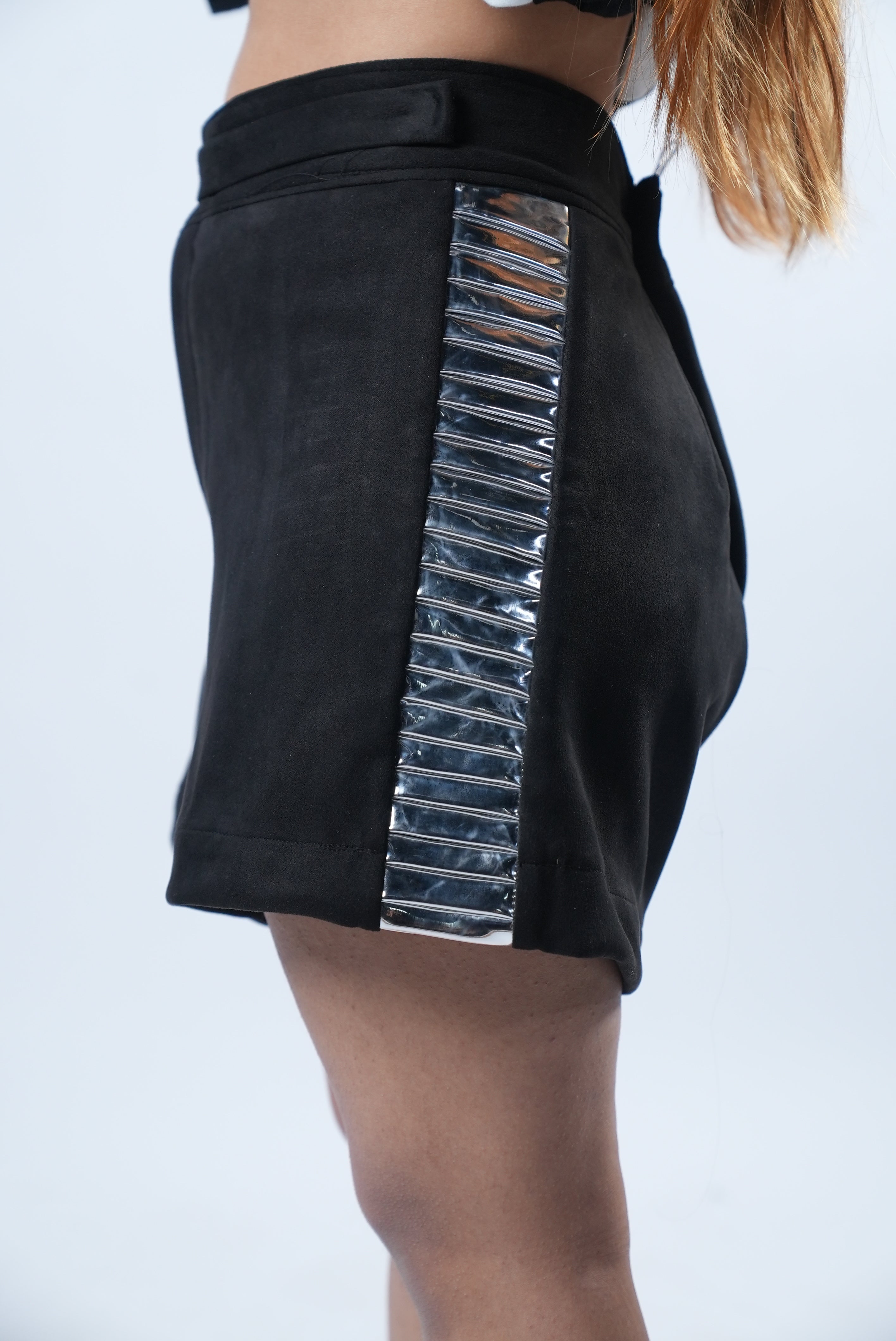 Suede Spinal Shorts - Kreflct